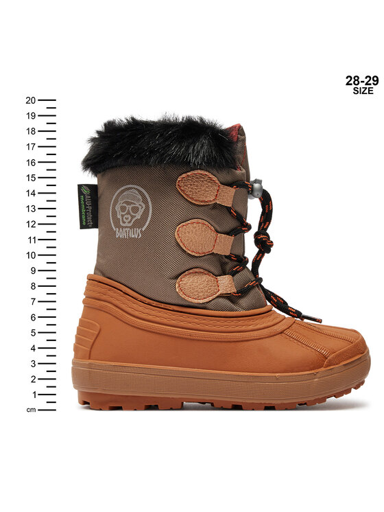Boatilus Boatilus Снігоходи Nippy 02 Sint. Leather Boot NN02 VAR.41NR Оранжевий