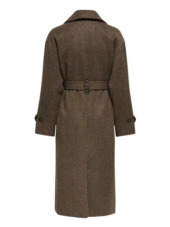ONLY ONLY Παλτό Cappotto donna onl gina life coat Καφέ Regular Fit