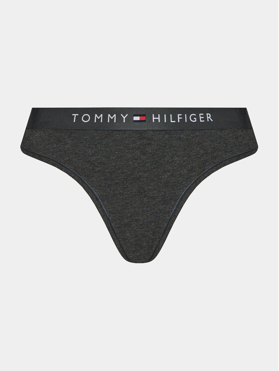 Tommy Hilfiger Tommy Hilfiger Stringi UW0UW04146 Szary