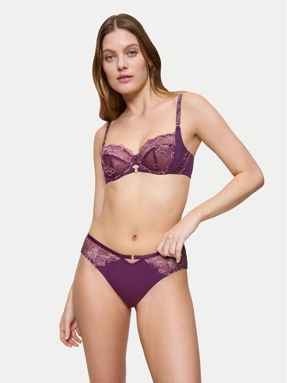 Triumph Triumph Braziljske spodnje hlačke Wild Gardenia Florale 10224873 Vijolična