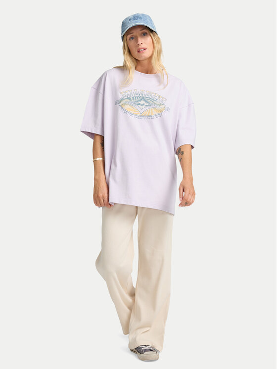 Billabong Billabong T-shirt Quality Surf EBJZT00504 Ljubičasta Loose Fit
