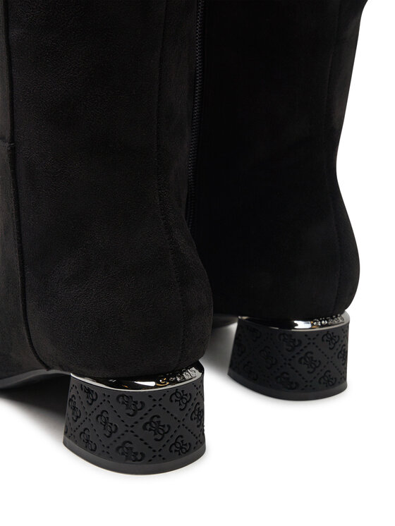 Guess Guess Cizme lungi muschetar Lucie FLFLUC ESU11 Negru
