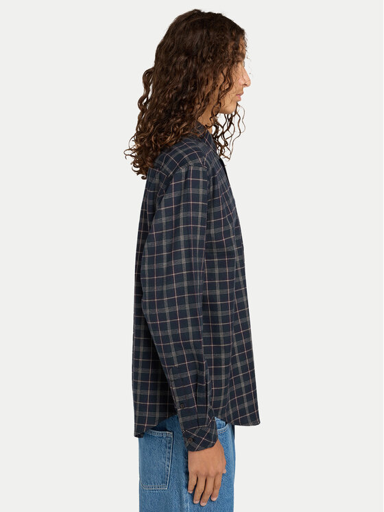 Element Element Marškiniai Button Down Regular Flannel ELYWT00183 Tamsiai mėlyna Regular Fit