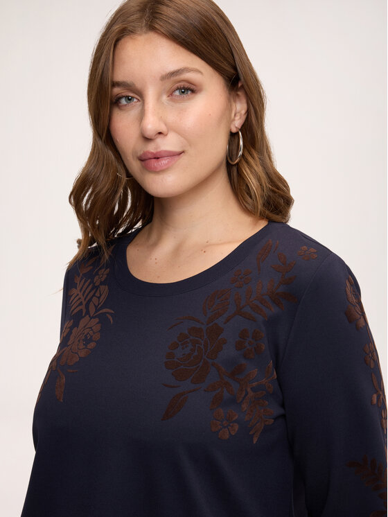 Fiorella Rubino Fiorella Rubino Felpa G80DL009549N034 Blu Regular Fit