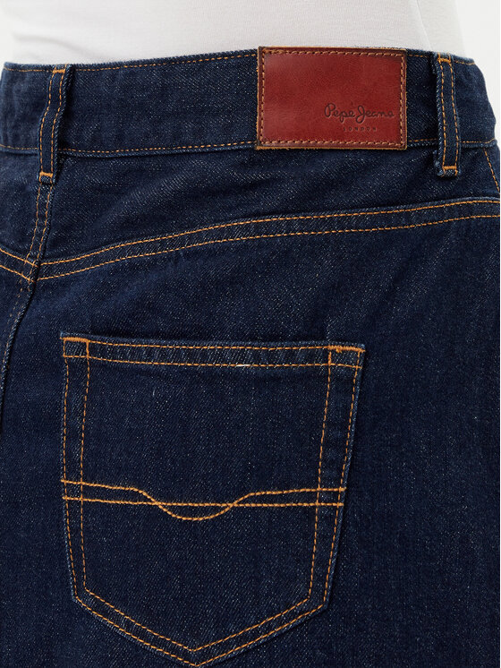 Pepe Jeans Pepe Jeans Fustă de blugi PL901186 Albastru Regular Fit