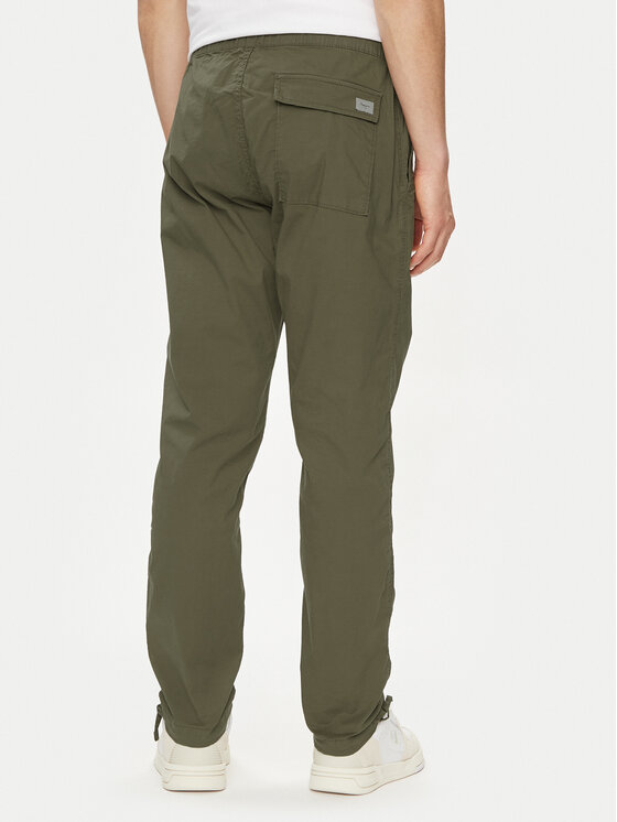 Pepe Jeans Pepe Jeans Hlače Parachute Pant PM211685 Kaki Regular Fit