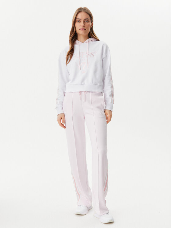 Guess Guess Bluza V5GQ17 KCRT1 Biały Regular Fit