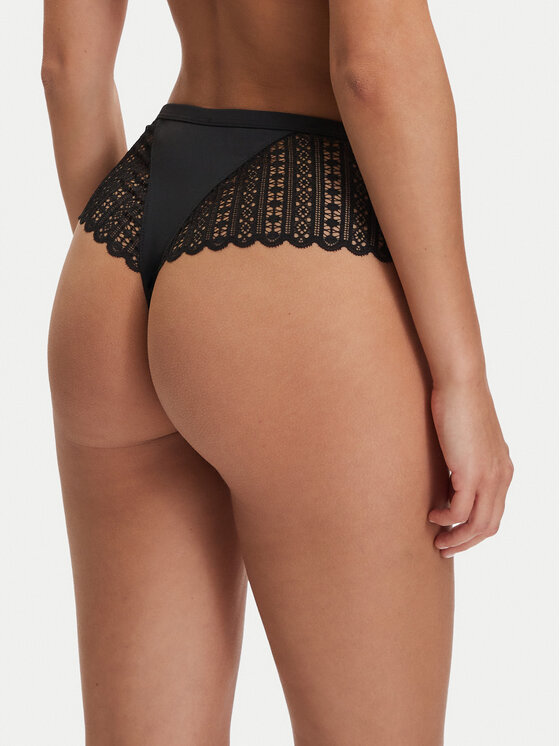 BOSS BOSS Stringtanga Guipure 50561143 Schwarz