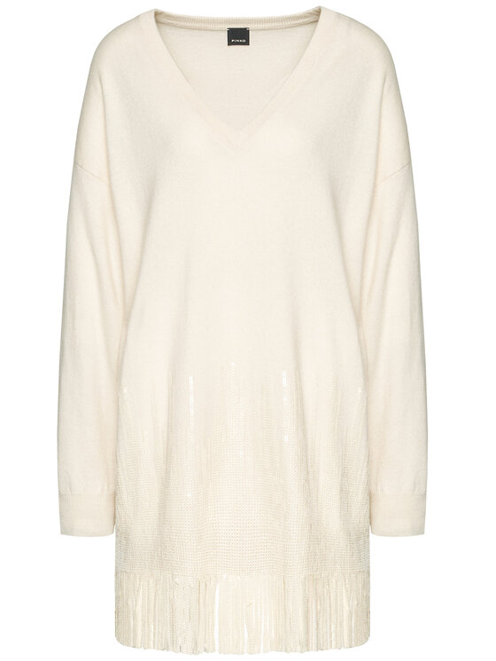 PINKO Pinko Vestito di maglia Tennis 21 BLK01 1G15SM Y6TR Beige Regular Fit