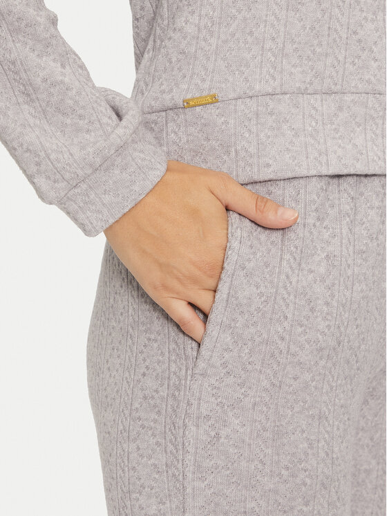 Selmark Selmark Pidžama P8673 Pelēks Regular Fit