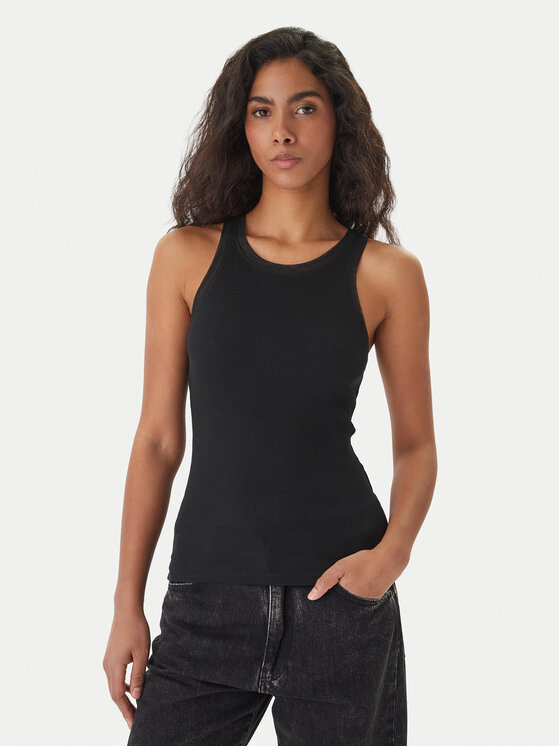 BOSS Top C_Eplie 50553479 Czarny Slim Fit