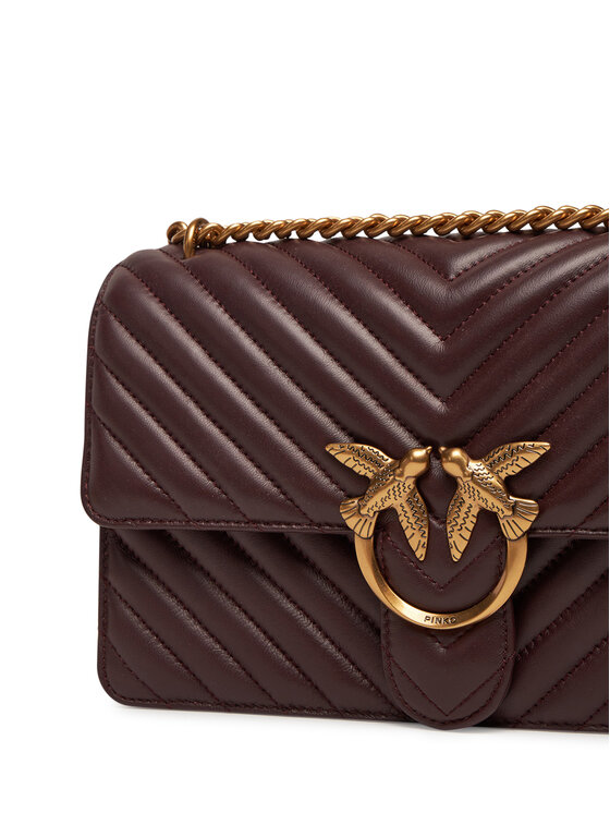 PINKO PINKO Torebka Love One Classic Dc PE 24 PLTT 100941 A0GK Fioletowy