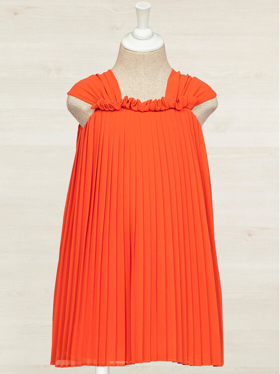 Abel & Lula Abel & Lula Elegantna obleka 5055 Oranžna Relaxed Fit