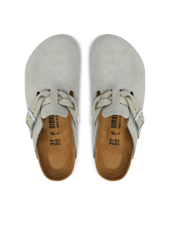 Birkenstock Birkenstock Чехли Boston Braided 1032933 Светлосив
