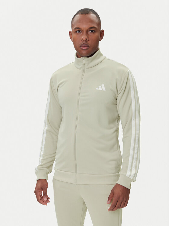 adidas adidas Trenerka Basic 3-Stripes JX5519 Bež Regular Fit