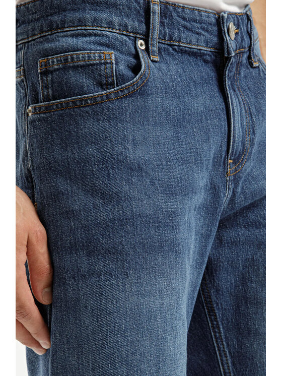Cross Jeans Cross Jeans Szorty jeansowe A 565-824 Niebieski Regular Fit