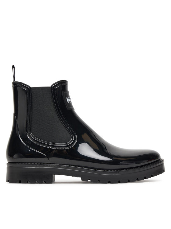 HUGO HUGO Holínky Tabita Rain Bootie 50498397 Černá