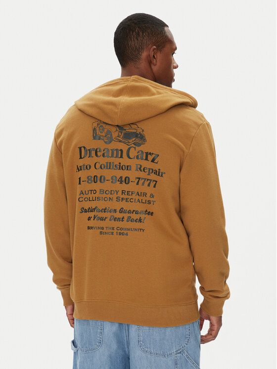 DC DC Bluza ADYSF03147 Brązowy Regular Fit