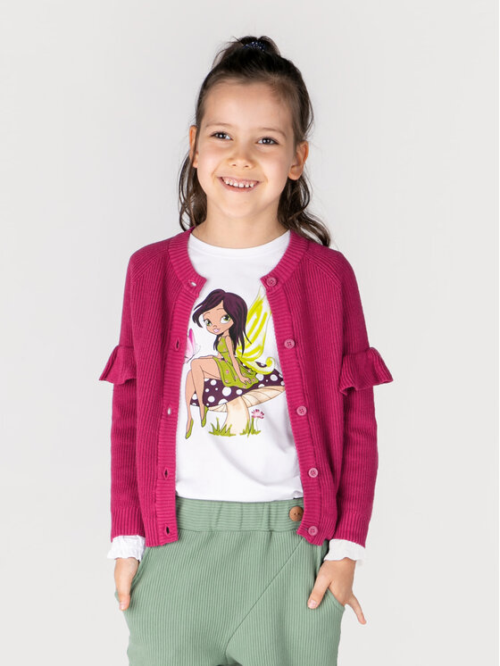 Coccodrillo Coccodrillo Strickjacke ZC2172201MAK Rosa Regular Fit