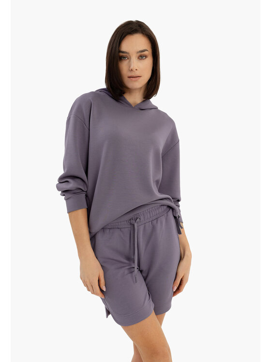 Volcano Volcano Bluza B-MIDA Fioletowy Regular Fit