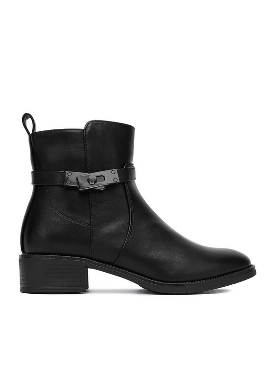 DeeZee Botki HX23002-11 Czarny