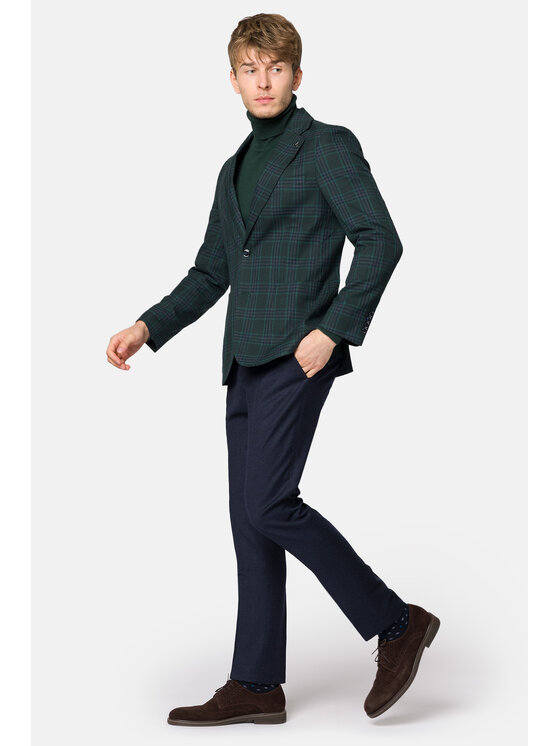 Lancerto Lancerto Marynarka Rochefort MA131223000004 Zielony Slim Fit