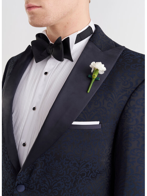 Pako Lorente Pako Lorente Marynarka P24SF-3S-003 Granatowy Slim Fit