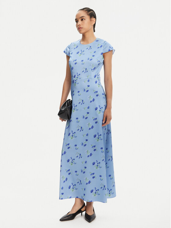 HUGO HUGO Rochie de seară Kamela 50530483 Albastru Regular Fit