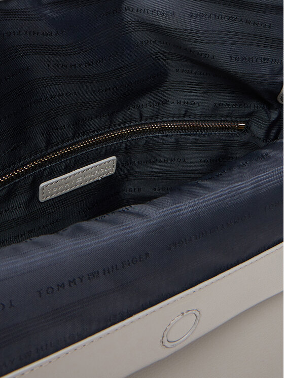 Tommy Hilfiger Tommy Hilfiger Дамска чанта Th Logotape Med Crossover AW0AW17692 Сив