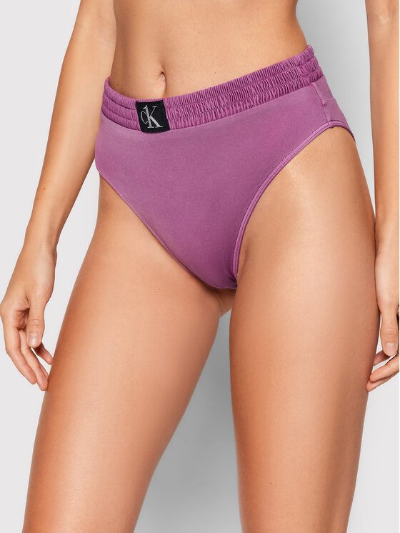 Calvin Klein Swimwear Bikinio apačia Authentic KW0KW01487 Violetinė