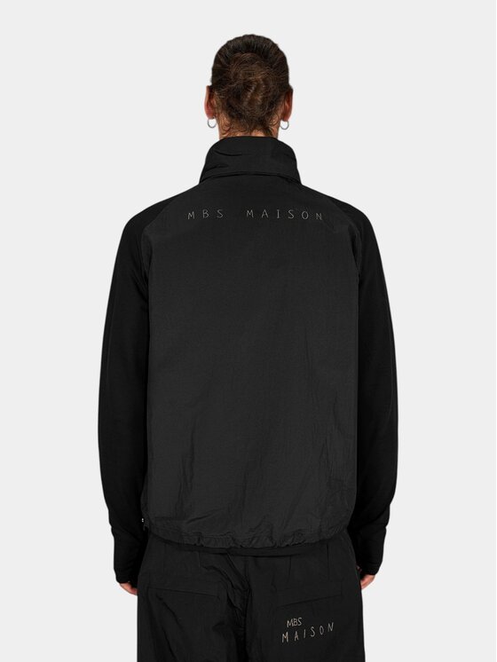 MADE BY SOCIETY MADE BY SOCIETY Kurtka anorak FLOW Hoodie - H17734 Czarny Basic Fit