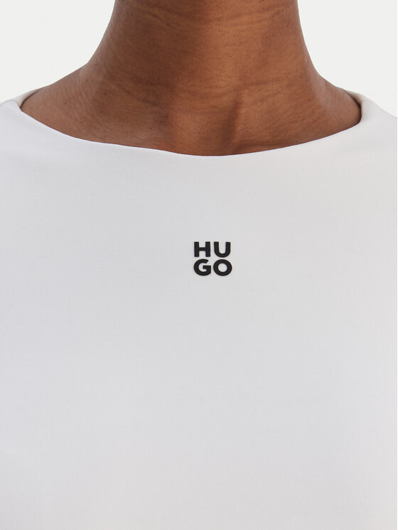 HUGO HUGO Bluzka Dasiia 50545208 Biały Slim Fit