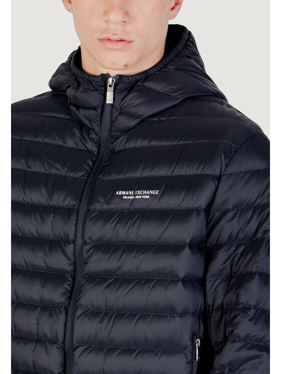 Armani Exchange Armani Exchange Kurtka puchowa DOWN JACKET Niebieski Egg Fit