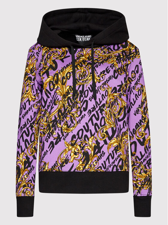 Versace Jeans Couture Versace Jeans Couture Суитшърт 73HAI3A8 Виолетов Regular Fit