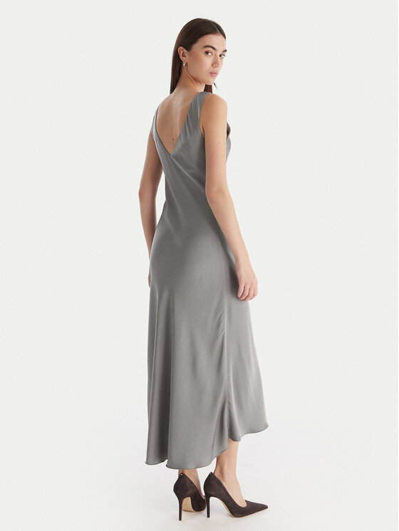 ViCOLO ViCOLO Rochie cocktail TF0247 Gri Regular Fit