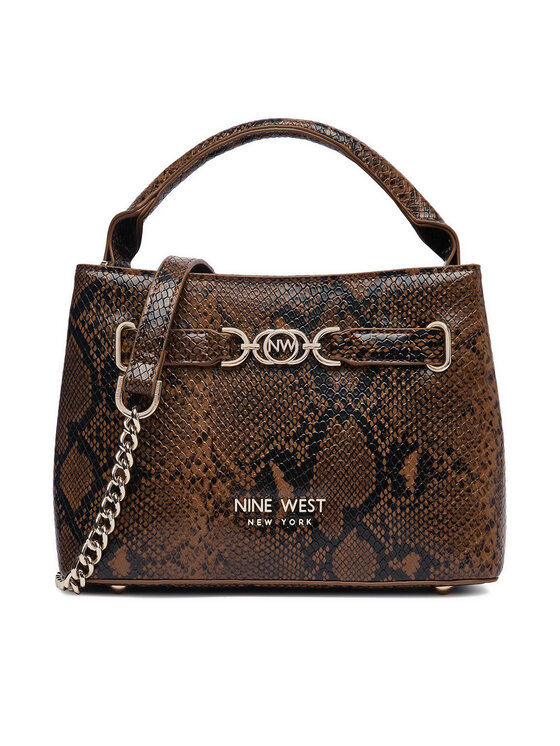 Nine West Nine West Сумка EO-CITY GRACE-LDA9420 SNAKE Коричневий