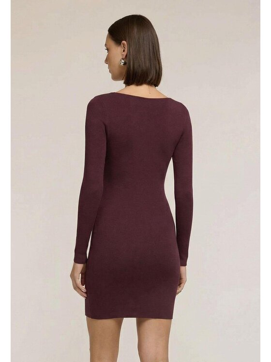 Motivi Motivi Abito da cocktail 7607W001515N0V9 Bordeaux Slim Fit
