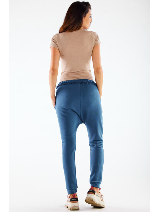 Infinite You Infinite You Dámske nohavice M274 Modrá Basic Fit