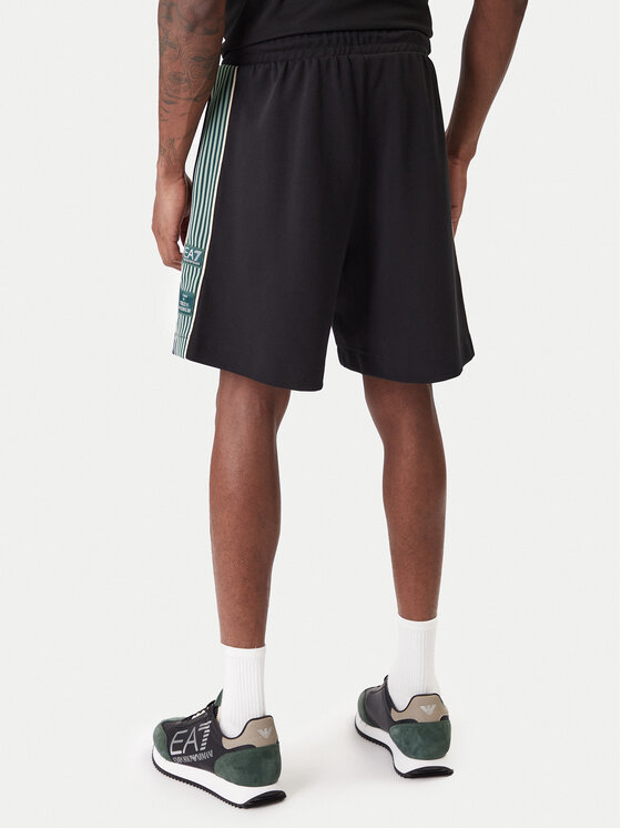 EA7 Emporio Armani EA7 Emporio Armani Спортни шорти 7M001501 AF12660 UC001 Черен Regular Fit
