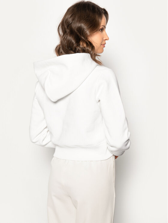 Felpa Reverse Weave 112691 Bianco Regular Fit