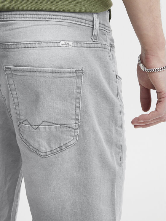 Blend Blend Džínové šortky 20713326 Šedá Slim Fit