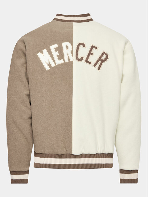 Mercer Amsterdam Mercer Amsterdam Μπόμπερ μπουφάν Unisex The All Out Varsity MEAP231007 Μπεζ Regular Fit