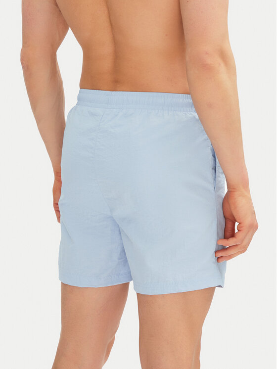 Karl Kani Karl Kani Pantaloni scurți pentru înot Retro Trademark 60550027 Albastru celest Regular Fit