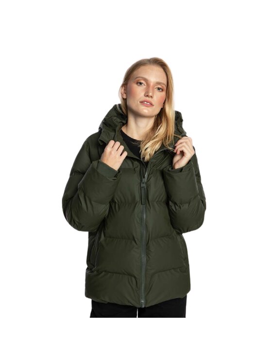 Rains Rains Giubbotto invernale Alta Puffer Jacket W3T3 15120-003 Verde Classic Fit