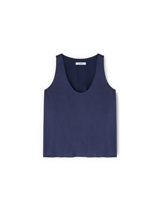 Motivi Motivi Top D012Q100623N034 Niebieski Regular Fit