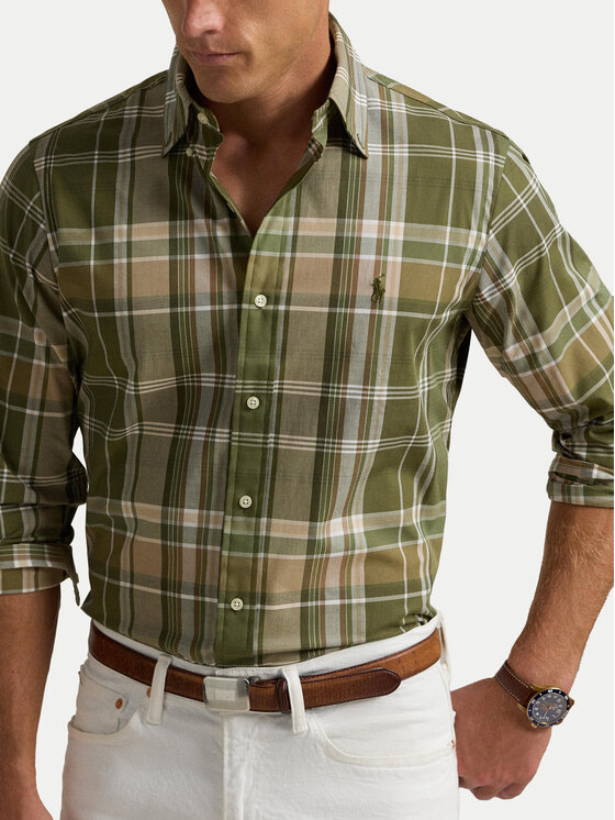 Polo Ralph Lauren Polo Ralph Lauren Сорочка 710960639001 Зелений Custom Fit