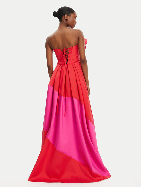 Babylon Babylon Abito da sera S00873 Rosso Regular Fit