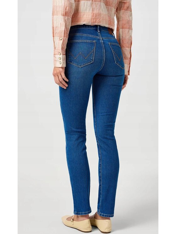 Wrangler Wrangler Jeansy Slim 610 Niebieski Slim Fit