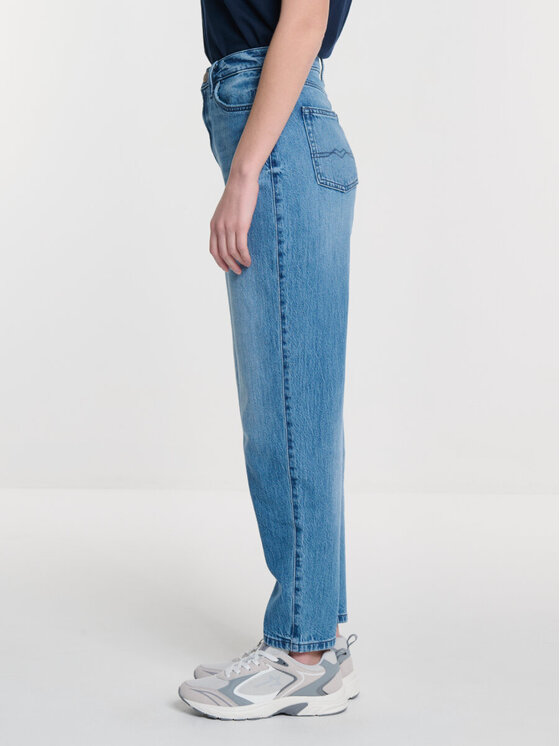 BIG STAR BIG STAR Jeansy SILLA_363_190 Niebieski Mom Fit