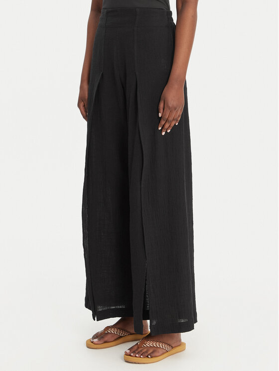 Banana Moon Pantaloni din material Stefa Cameron MWW01 Negru Regular Fit